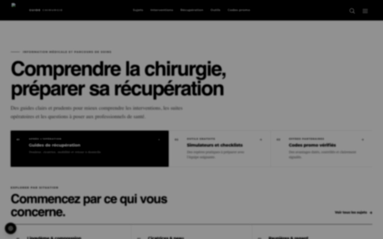 Screenshot of Guidechirurgie